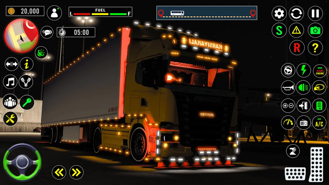 Скачать US Truck City Transport Sim 3d — Модификация Много денег — скриншот 5