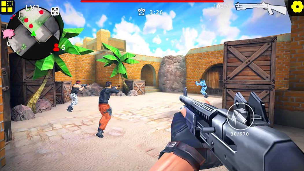 Взлом Gun Strike: FPS Shooter Game — Много денег и бесконечные патроны — скриншот 2 Взлом Gun Strike: FPS Shooter Game — Много денег и бесконечные патроны — скриншот 2