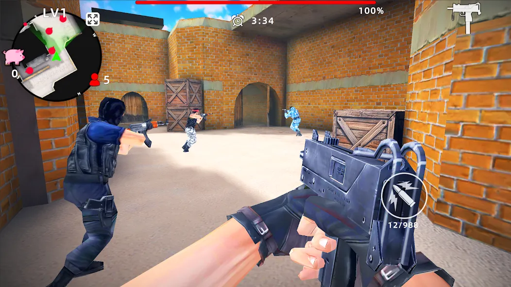 Взлом Gun Strike: FPS Shooter Game — Много денег и бесконечные патроны — скриншот 3 Взлом Gun Strike: FPS Shooter Game — Много денег и бесконечные патроны — скриншот 3