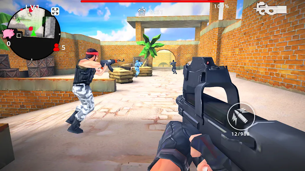 Взлом Gun Strike: FPS Shooter Game — Много денег и бесконечные патроны — скриншот 4 Взлом Gun Strike: FPS Shooter Game — Много денег и бесконечные патроны — скриншот 4