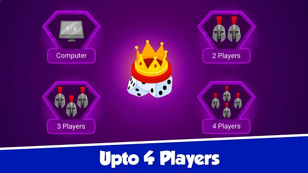 Скачать Ludo Offline Dice Board Game на Андроид — Все кости разблокированы — скриншот 5