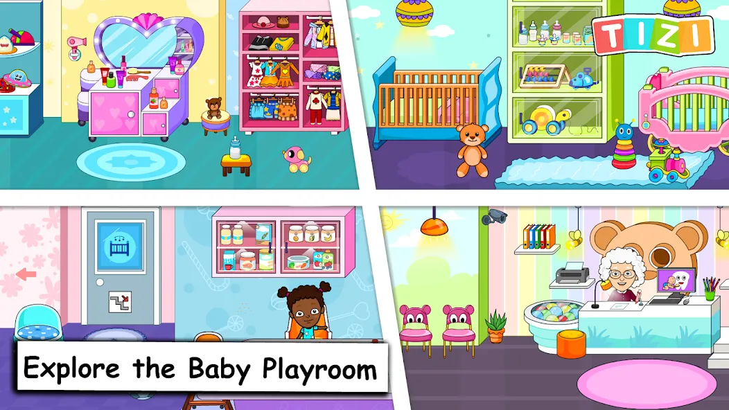 Взлом My Tizi Town Daycare Baby Game — Все открыто — скриншот 1 Взлом My Tizi Town Daycare Baby Game — Все открыто — скриншот 1