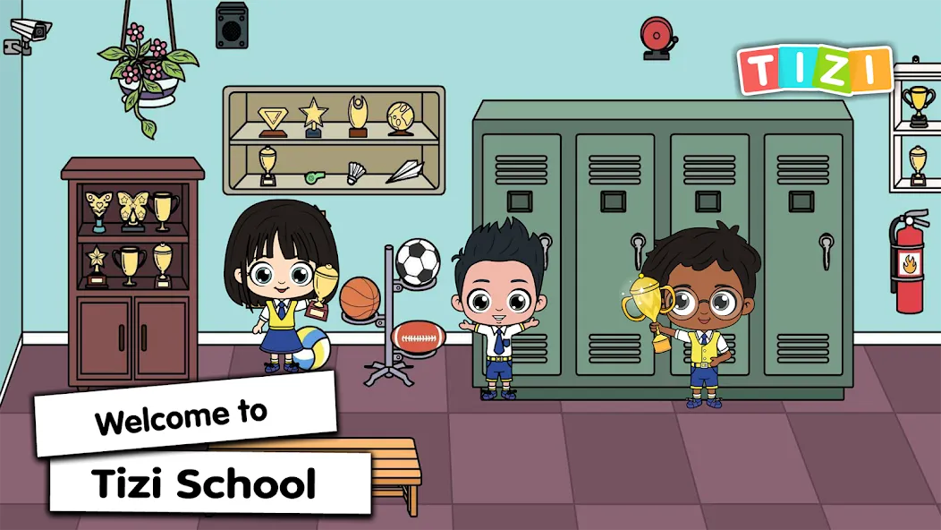 Tizi Town - My School Games на Андроид — Все открыто — скриншот 1 Tizi Town - My School Games на Андроид — Все открыто — скриншот 1