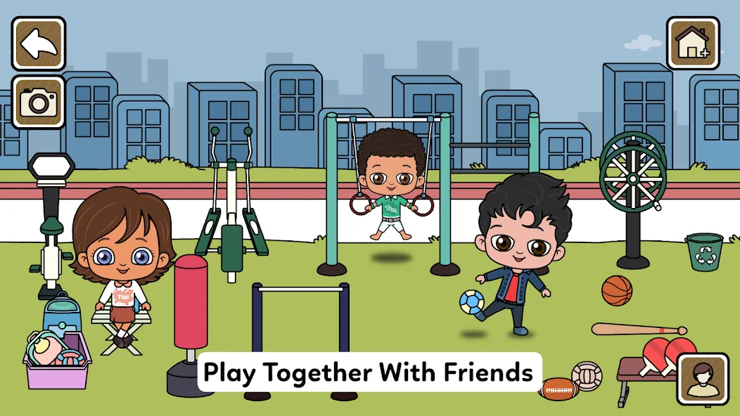 Скачать My Tizi City - Town Life Games на Андроид — Все открыто — скриншот 3