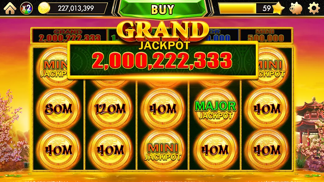 Взломанная Citizen Casino - Slot Machines на Андроид — Много денег — скриншот 1