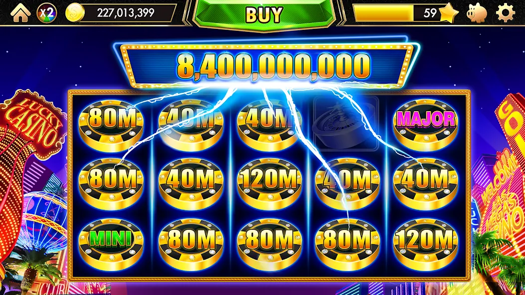 Взломанная Citizen Casino - Slot Machines на Андроид — Много денег — скриншот 2