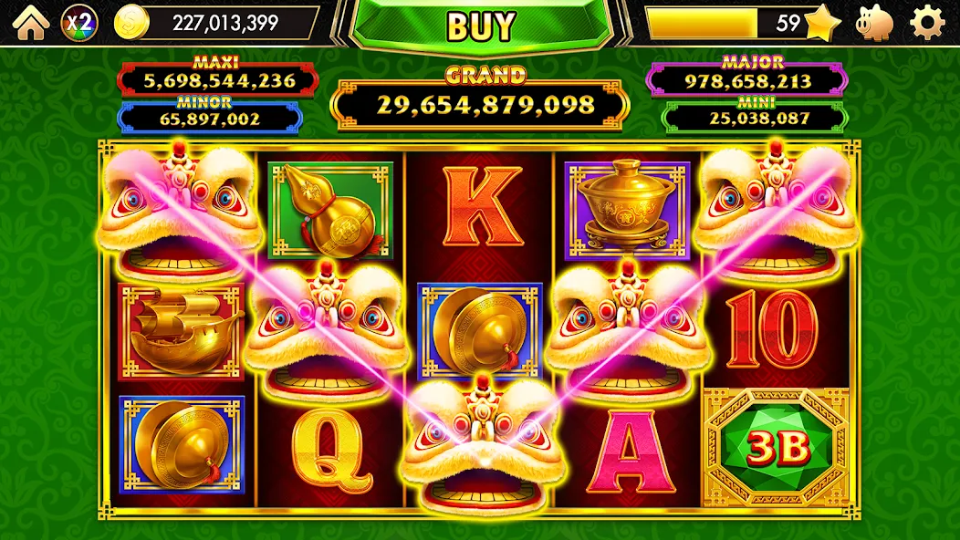 Взломанная Citizen Casino - Slot Machines на Андроид — Много денег — скриншот 3