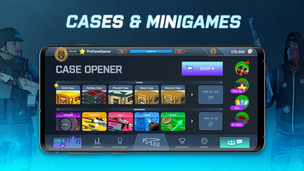 Case Opener - skins simulator на Андроид — Мод Много денег — скриншот 2