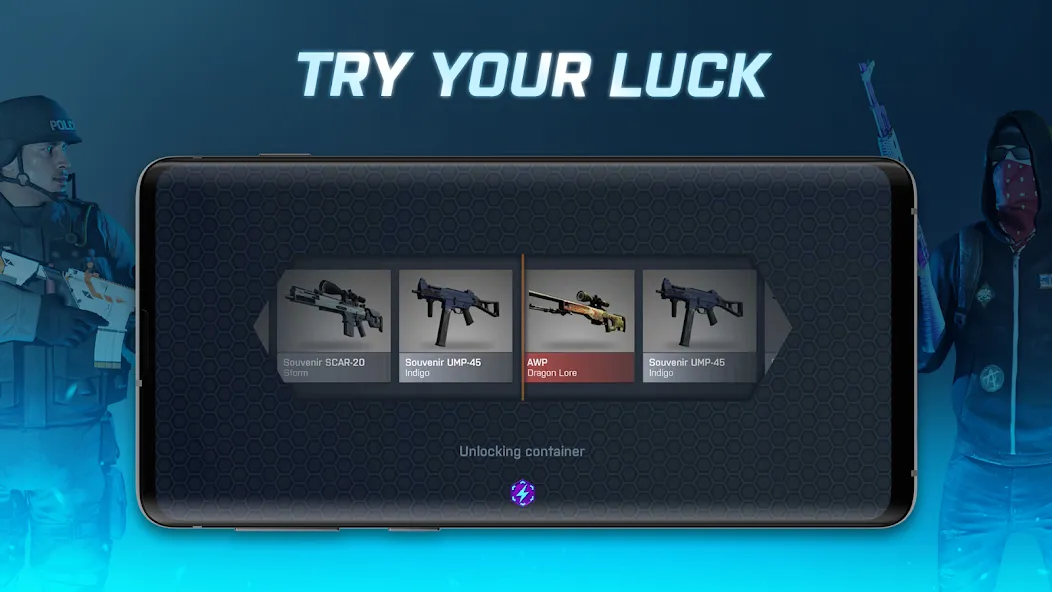 Case Opener - skins simulator на Андроид — Мод Много денег — скриншот 3