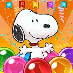 Bubble Shooter - Snoopy POP! MOD APK на Android — Много жизней и золота
