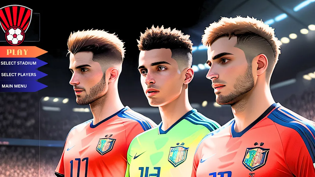 Скачать World Soccer Match 2023 — Много денег — скриншот 3 Скачать World Soccer Match 2023 — Много денег — скриншот 3