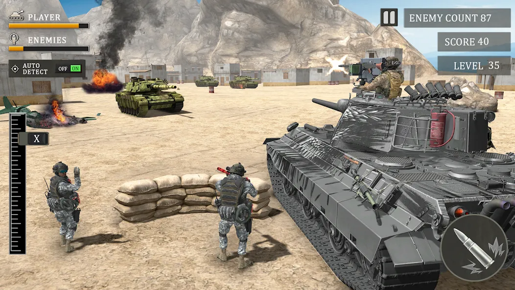 Скачать Tank Fury: Battle of Steels — Много денег и бессмертие — скриншот 1