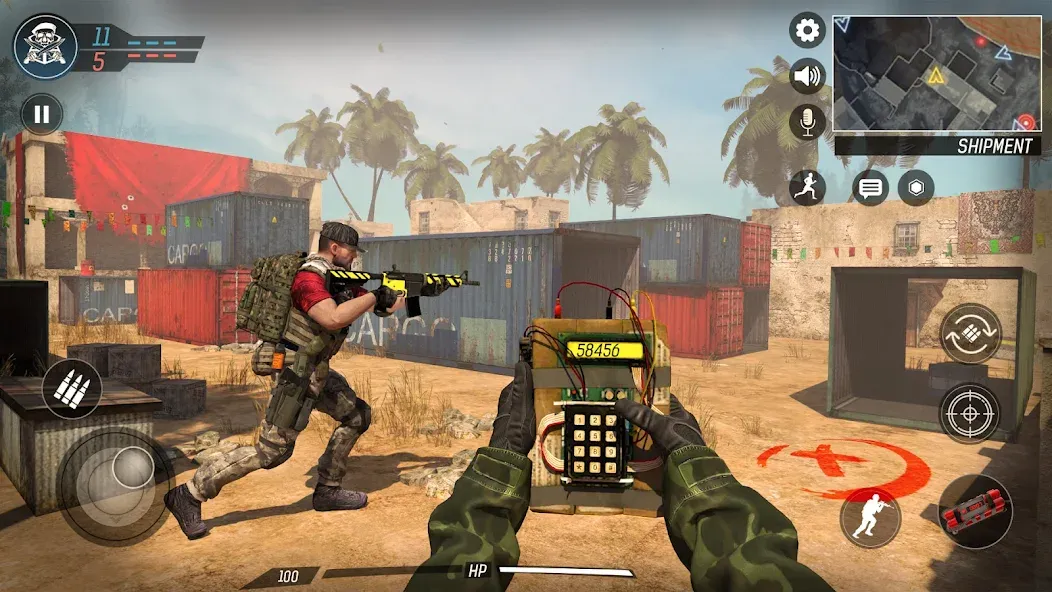 Скачать Gun Game: Hero FPS Shooter на Android — Много денег — скриншот 4