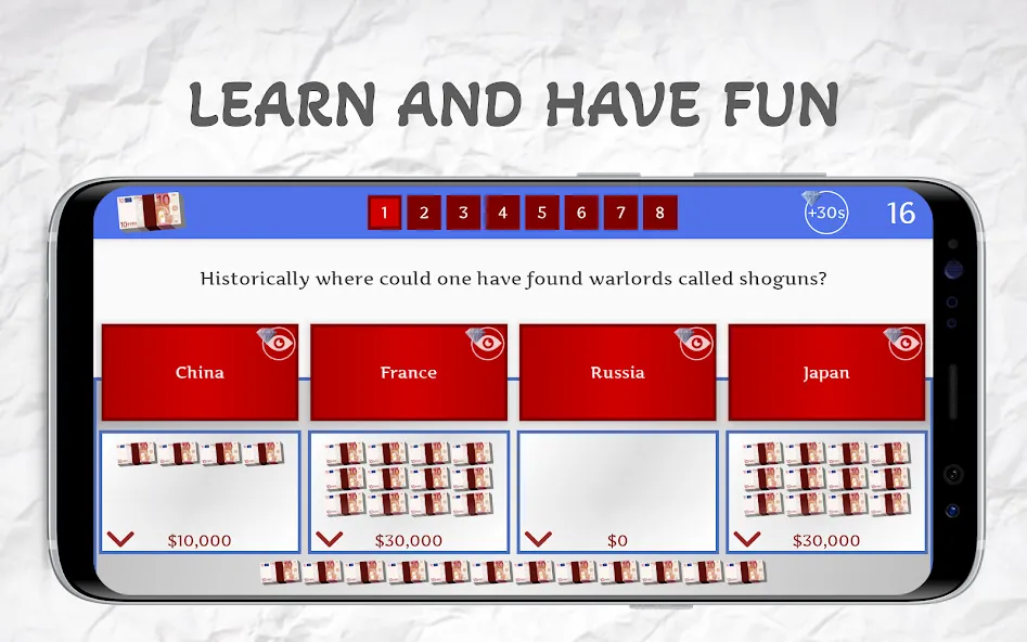 Скачать Money Drop - Trivia Quiz Game (Мод: Все ответы правильные) на Андроид — скриншот 1