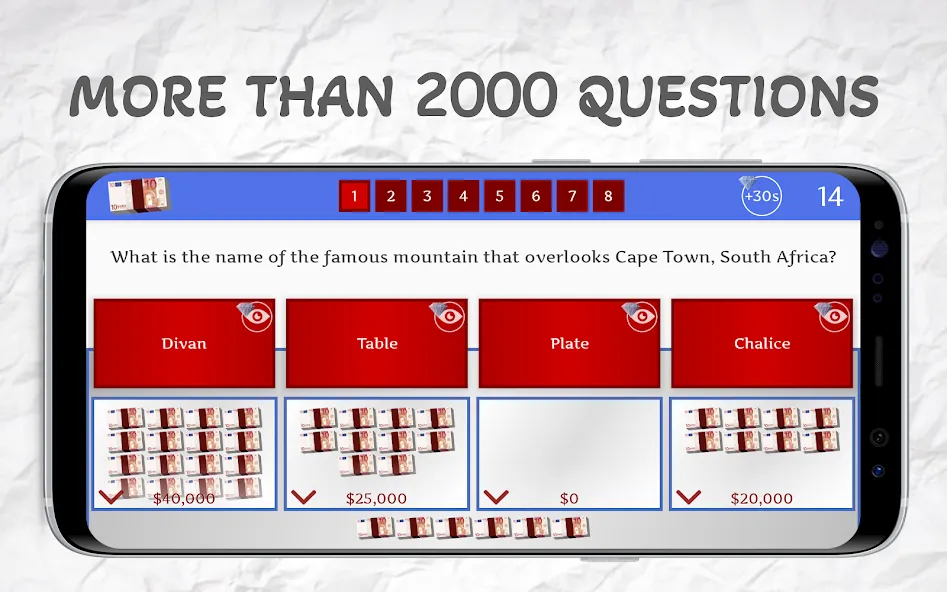 Скачать Money Drop - Trivia Quiz Game (Мод: Все ответы правильные) на Андроид — скриншот 2