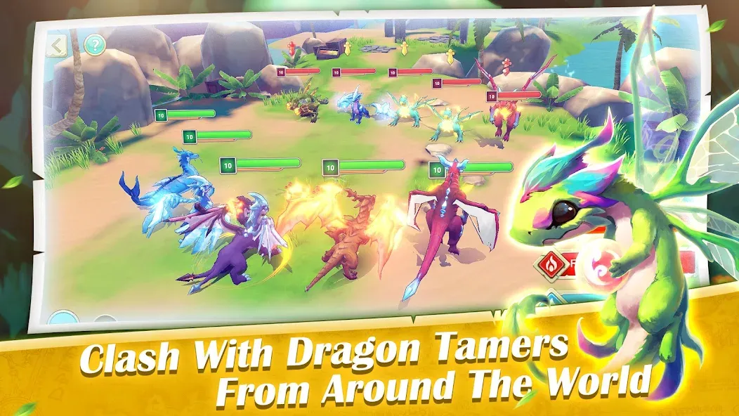 Dragon Tamer на Андроид — Мод Много денег и кристаллов — скриншот 2