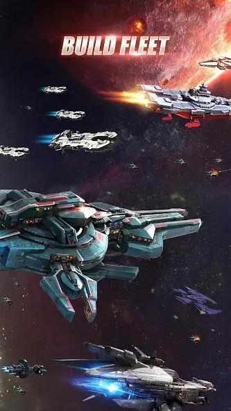 Galaxy Battleship — Много денег и ресурсов — скриншот 2