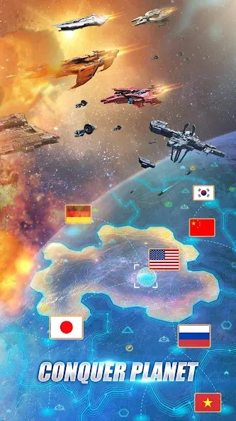 Galaxy Battleship — Много денег и ресурсов — скриншот 4