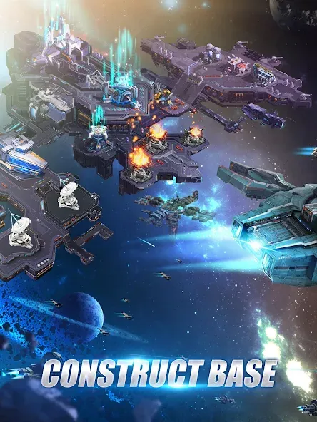 Galaxy Battleship — Много денег и ресурсов — скриншот 5