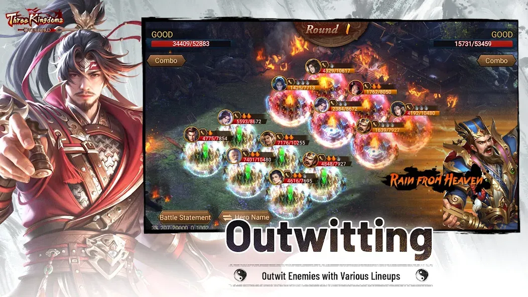 Скачать Three Kingdoms: Overlord — Последняя версия (Много денег) — скриншот 3