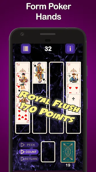 Puzzle Poker Joker's Wild на Андроид — Мод Много денег — скриншот 2