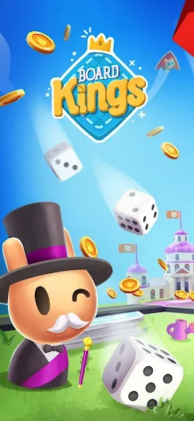 Скачать Board Kings: Board Dice Games (Мод: Много денег и бросков) на Андроид — скриншот 1 Скачать Board Kings: Board Dice Games (Мод: Много денег и бросков) на Андроид — скриншот 1
