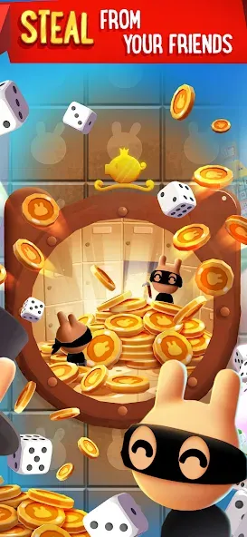 Скачать Board Kings: Board Dice Games (Мод: Много денег и бросков) на Андроид — скриншот 5