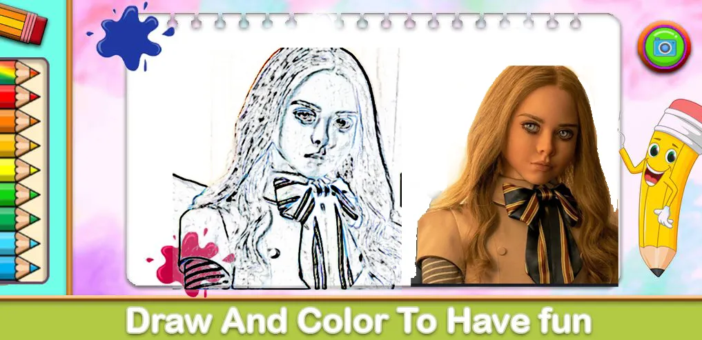 Скачать Megan Coloring Game (Мод: Все цвета разблокированы) на Андроид — скриншот 3