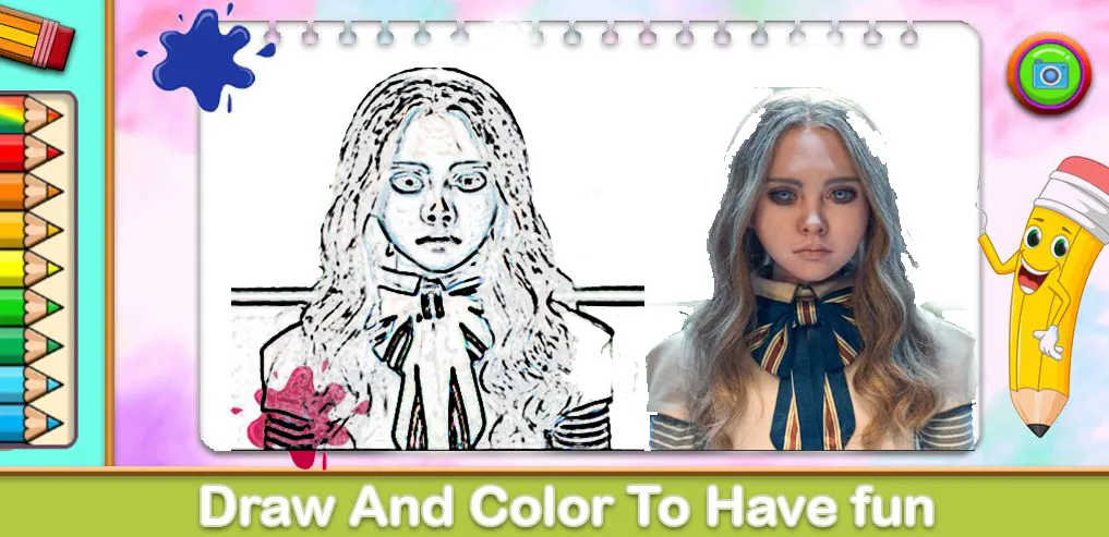 Скачать Megan Coloring Game (Мод: Все цвета разблокированы) на Андроид — скриншот 4