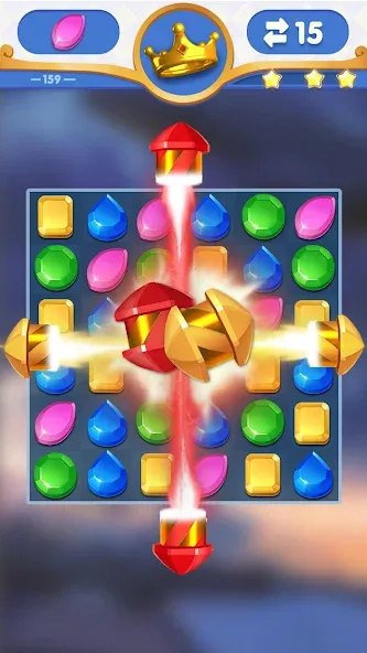 Скачать взлом Dragondodo - Jewel Blast на Андроид — Много денег — скриншот 3