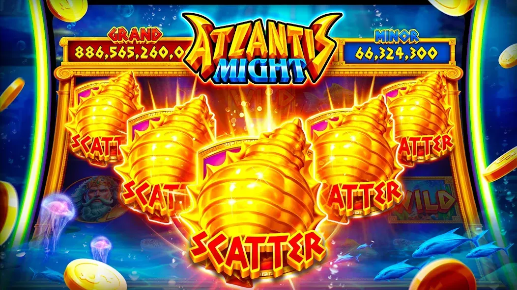 Скачать Jackpot Master™ Slots - Casino (Мод: Много денег) на Андроид — скриншот 3