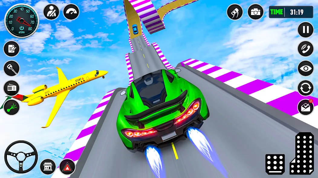 Скачать взлом Ramp Car Stunt Racing Game на Андроид — Много денег — скриншот 3
