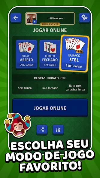 Скачать взлом Buraco Jogatina: Card Games на Андроид — Много денег и без рекламы — скриншот 3