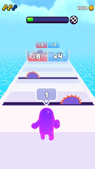 Скачать Join Blob Clash 3D: Mob Runner с модом — Много денег и без рекламы — скриншот 1