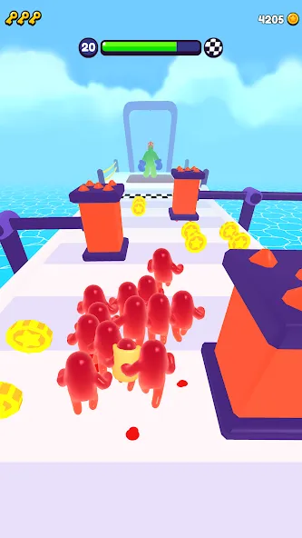 Скачать Join Blob Clash 3D: Mob Runner с модом — Много денег и без рекламы — скриншот 4