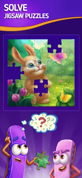Скачать Jigsaw Puzzle by Jolly Battle с модом — Все пазлы открыты и без рекламы — скриншот 1