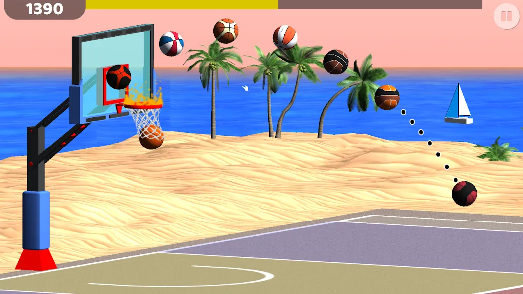 Basketball: Shooting Hoops — Много денег — скриншот 2 Basketball: Shooting Hoops — Много денег — скриншот 2