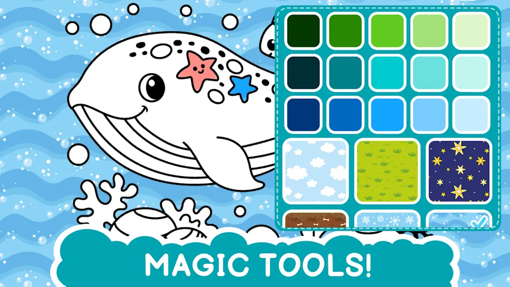 Easy coloring book for kids на Андроид — Все цвета разблокированы — скриншот 4 Easy coloring book for kids на Андроид — Все цвета разблокированы — скриншот 4