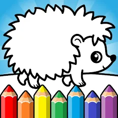 Easy coloring book for kids на Андроид — Все цвета разблокированы
