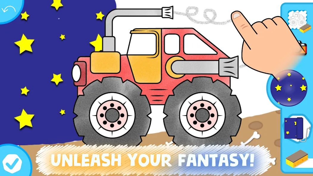 Easy coloring pages for kids MOD — Всё открыто на Андроид — скриншот 3