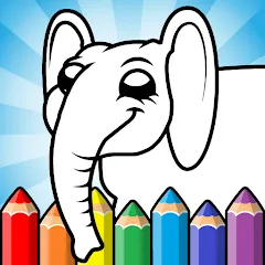 Easy coloring pages for kids MOD — Всё открыто на Андроид