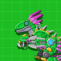 Скачать Velociraptor Rex Dino Robot MOD APK — Много денег