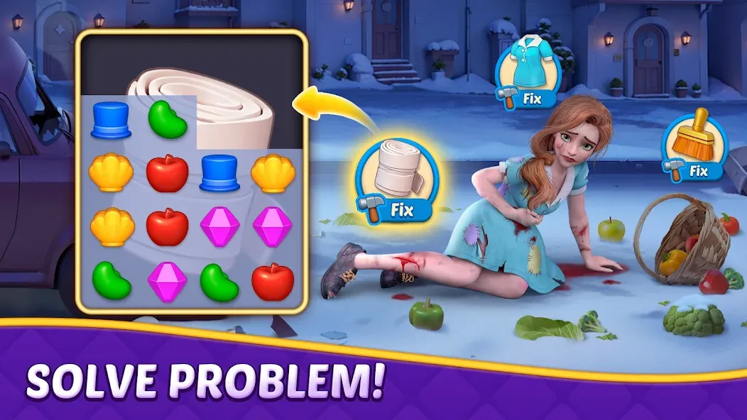 Скачать Matching Story - Puzzle Games (Мод: Много денег) на Андроид — скриншот 2