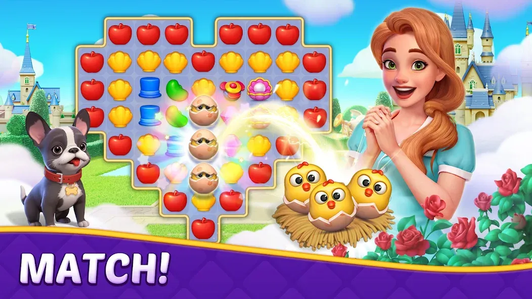 Скачать Matching Story - Puzzle Games (Мод: Много денег) на Андроид — скриншот 4