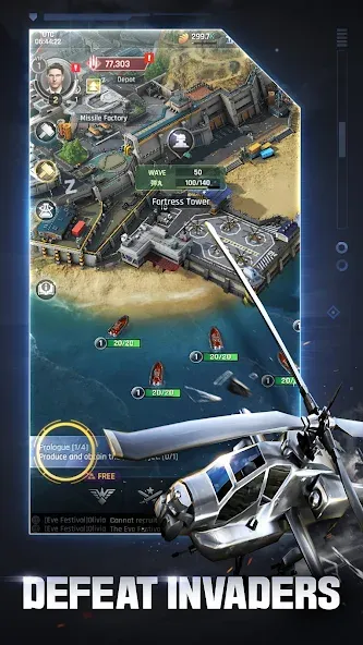 Gunship Battle Total Warfare на Андроид — Много денег — скриншот 4