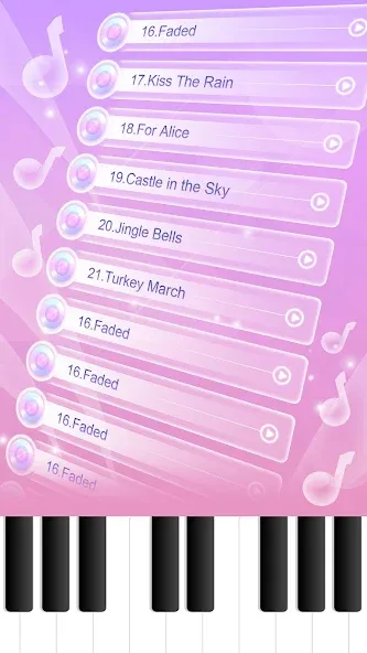 Piano Games Mini: Music Puzzle — Мод: Все песни разблокированы — скриншот 5