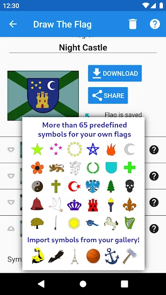 Взломанная Draw The Flag - Quiz & Maker на Андроид — Все флаги открыты — скриншот 5