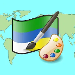 Взломанная Draw The Flag - Quiz & Maker на Андроид — Все флаги открыты