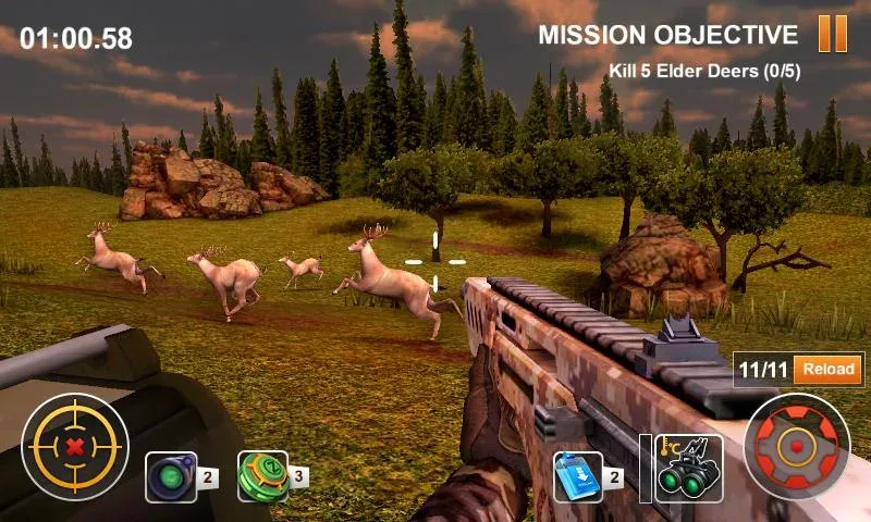 Скачать Hunting Safari 3D на телефон — Много денег — скриншот 1