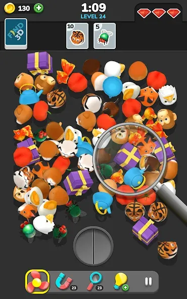 Скачать Find 3D - Match 3D Items MOD APK — Все открыто — скриншот 3